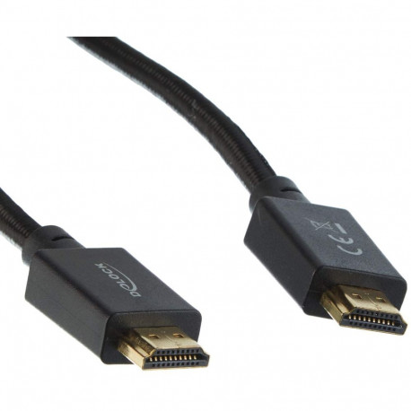 Suure kiirusega HDMI-kaabel 48Gbps 8K 60Hz 0,5m, must
