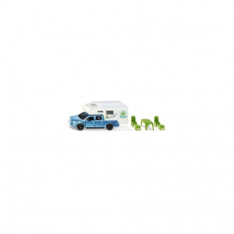 SUPER Ford F150 Pick-Up Camper (blau/weiß)