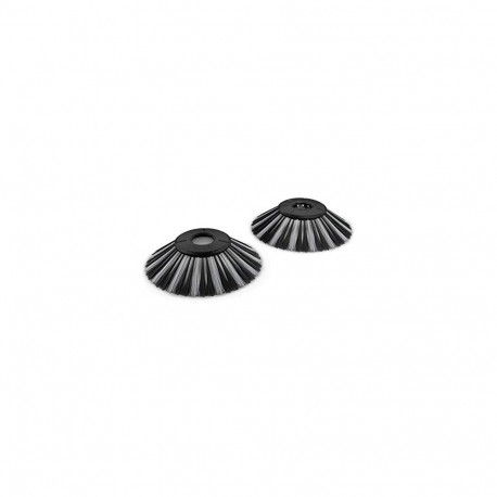 Seitenbesen für feuchtes Kehrgut, für S 6 / S 6 Twin (grau/schwarz, 2 Stück)