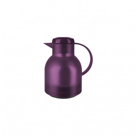 Emsa Samba vacuum jug Quick Press purple 1.0L