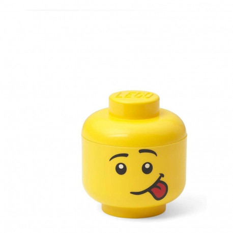 LEGO Storage Head "Silly", mini (gelb)