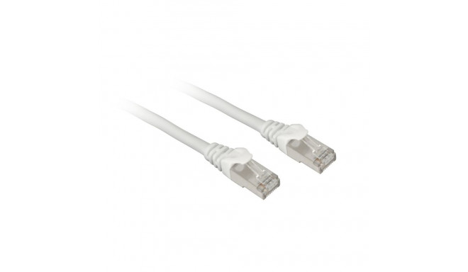 Sharkoon patch network cable SFTP, RJ-45, with Cat.7a raw cable (white, 1 meter)