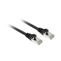 Sharkoon patch network cable SFTP, RJ-45, with Cat.7a raw cable (black, 2 meters)