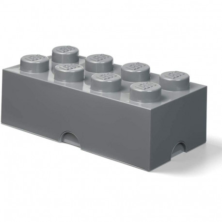 LEGO toybox Storage Brick 8, grey