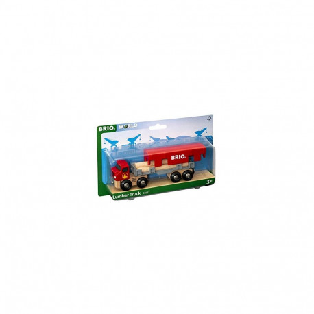 World Holztransporter mit Magnetladung (rot)