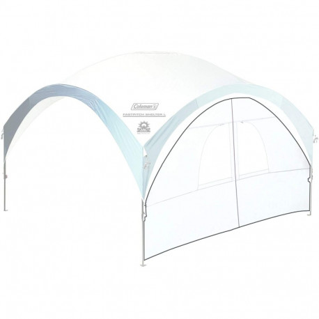 Seitenwand mit Eingang, für FastPitch Shelter L (silber, 3,65m)