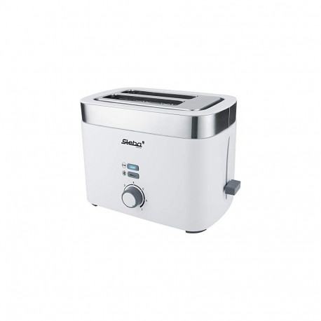 Toaster TO 10 Bianco (weiß/edelstahl, 930 Watt, für 2 Scheiben Toast)