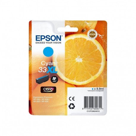 Epson ink cartridge C13T33624012, cyan