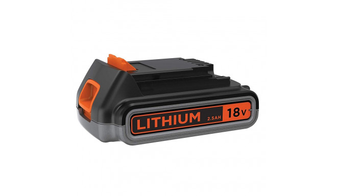 BLACK + DECKER battery pack 18V 2.5Ah Slide (black / orange)