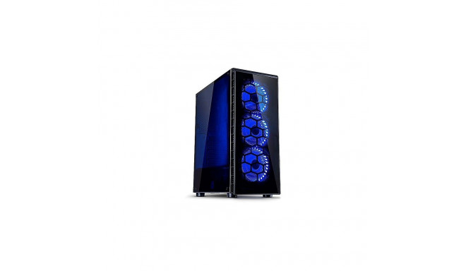 CXC2 (schwarz, Front aus Tempered Glass, Seitenteil aus Acryl)