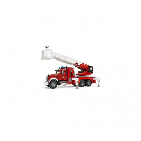 MACK Granite Feuerwehrleiterwagen (rot/weiß, mit Pumpe)