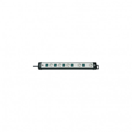 Premium-Line Technik vooluriba 5-pesaline iga pesa eraldi lülitatav 3m, must/helehall