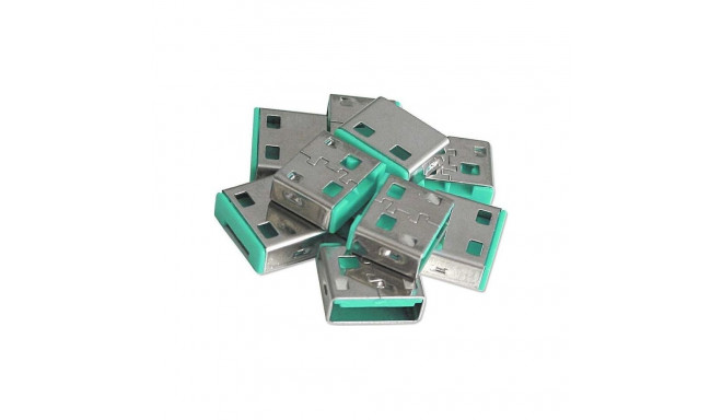 Lindy port lock 10pcs. - Code green