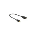 DeLOCK micro HDMI - HDMI St-Bu 20cm 4K