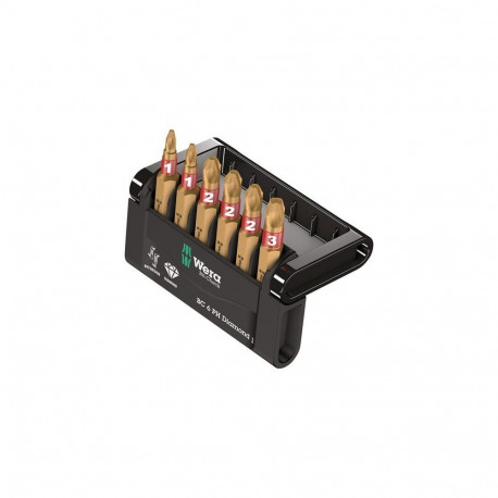Wera bit-Check 12 Diamond 1 bit set - 12-pieces - 05057421001