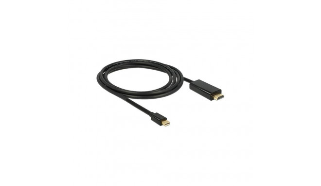 adapterkaabel miniDP pistik > HDMI-A pistik 2Meter, must