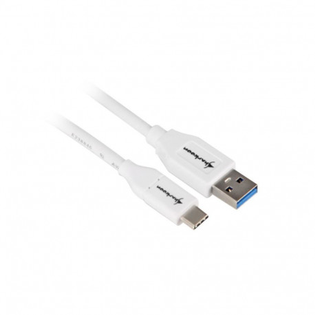 Kaabel USB 3.2 Gen 2 USB-A pistik > USB-C pistik 1Meter, valge