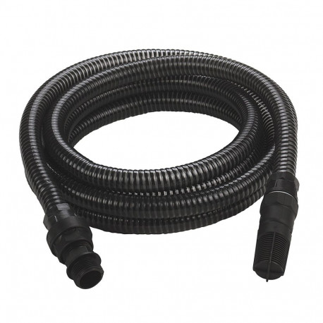 Pumpen-Saugschlauch Kunststoff (schwarz, 7 Meter)
