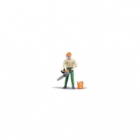 Bruder bworld Forestry worker with accessories (60030)