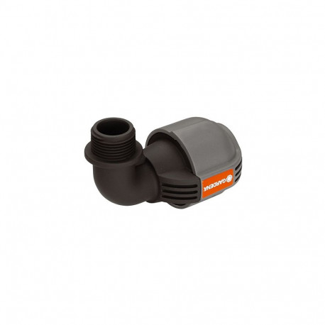 Sprinklersystem L-Stück 25mm > 3/4" (schwarz/grau)