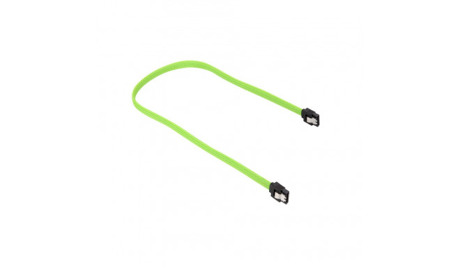 Sata III Kabel sleeve (grün, 60 cm)
