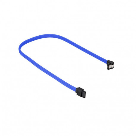 Sata III kaabel 90° ümbrisega 60cm, sinine