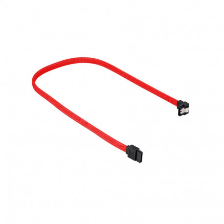 Sata III kaabel 90° voodriga 45cm, punane