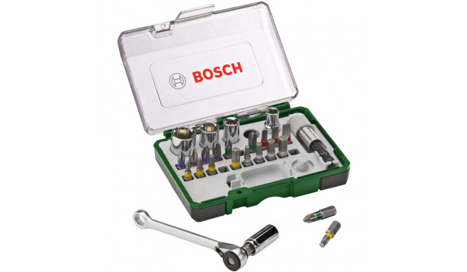 Mini Ratschen-Set 27-teilig (grün)