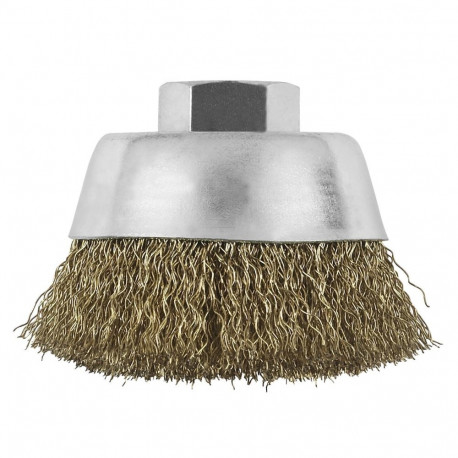 PRO Metal clean Topfbürste, Ø 70mm (0,3mm Stahldraht, M14, für Winkelschleifer)