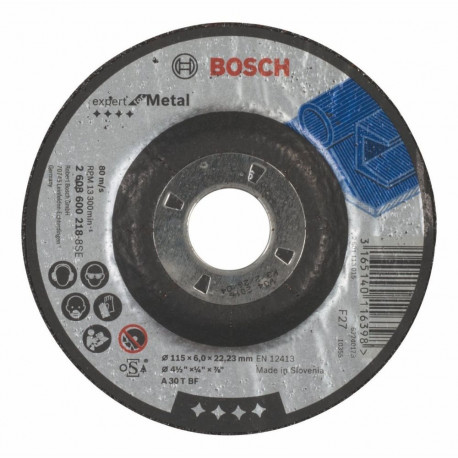 Bosch grinding wheel for Metall 115x6mm