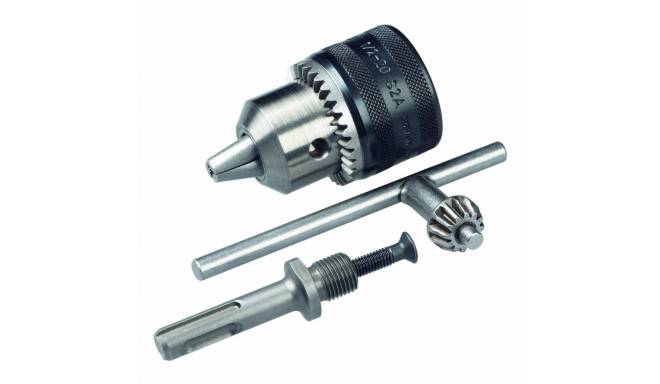 Bohrfutter 1,5 - 13mm, mit SDS-plus Adapter (Zahnkranzbohrfutter mit Schlüssel)