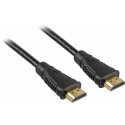 High Speed HDMI-Kabel mit Ethernet (schwarz, 15 Meter)