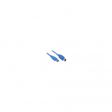 USB 3.2 Gen 1 Kabel, USB-A Stecker > USB-B Stecker (schwarz, 2 Meter)