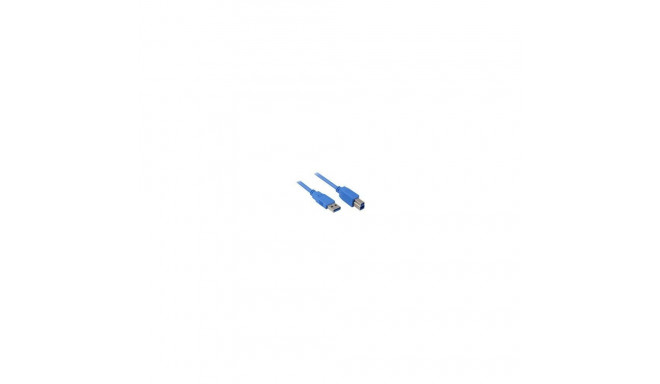 USB 3.2 Gen 1 Kabel, USB-A Stecker > USB-B Stecker (schwarz, 2 Meter)