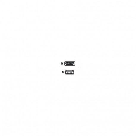 USB 2.0 Kabel, USB-A Stecker > Micro-USB Stecker (schwarz, 2,0 Meter)