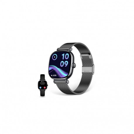 Ksix BXSW30N smartwatch / sport watch 4.32 cm (1.7") AMOLED Digital Touchscreen Black