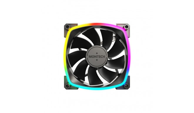 CASE FAN 120MM/RX120 PWM BLACK MONTECH