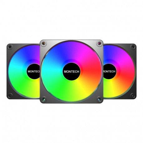 CASE FAN 120MM GF120R V2/ARGB PWM 3I1 (B) MONTECH