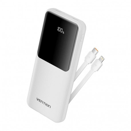 POWER BANK USB 10000MAH 22.5W/WHITE FHOW0 VENTION