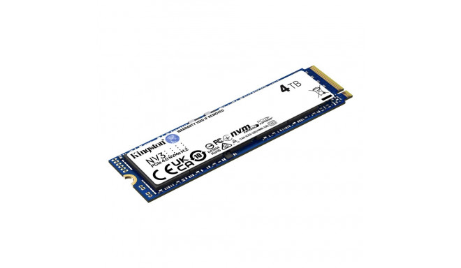 SSD|KINGSTON|NV3|4TB|M.2|PCIE|3D NAND|Write speed 5000 MBytes/sec|Read speed 6000 MBytes/sec|MTBF 20