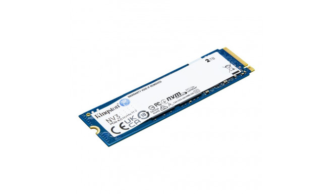 SSD|KINGSTON|NV3|2TB|M.2|PCIE|NVMe|3D NAND|Write speed 5000 MBytes/sec|Read speed 6000 MBytes/sec|TB