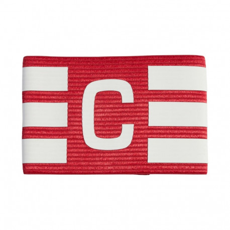 Opaska kapitana adidas Tiro L AB czerwono-biała KD4250 Dorośli M/L