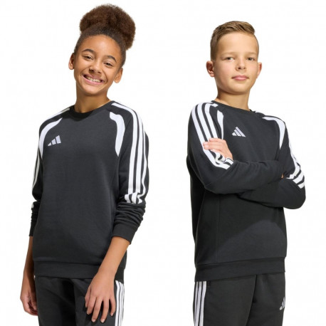 adidas laste pusa Tiro 26 League Sweat Crew KF5822 128cm, must