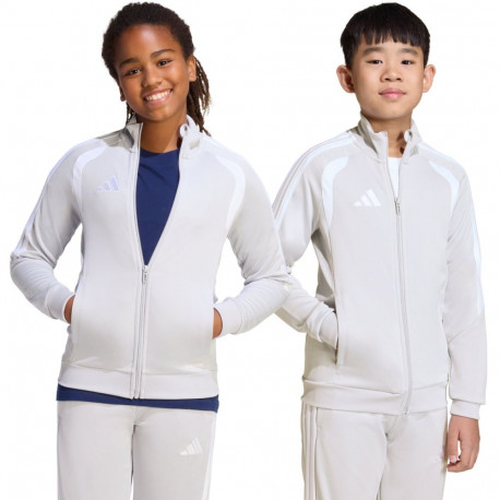 Bluza dla dzieci adidas Tiro 26 League Training jasnoszara JY7198 152cm