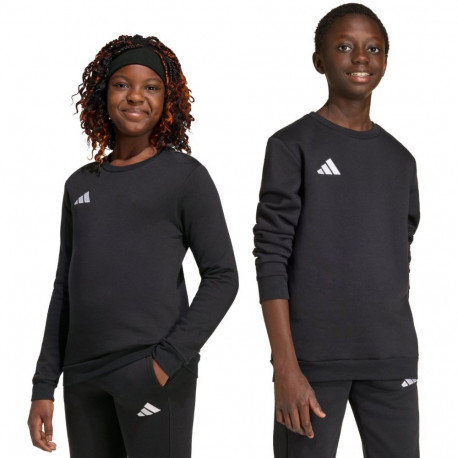 Adidas laste pusa Entrada 26 Sweat Top JZ6554 140cm, must