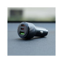 Autolaadija Swissten 2xUSB-C 1m