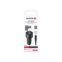 Autolaadija Swissten 2xUSB-C 1m