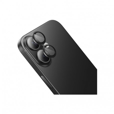 Kaamera kaitseklaas Hoco iPhone 17 HD Metal, ringid, must