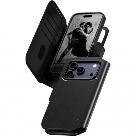 Kaardivahega mobiiliümbris PanzerGlass iPhone 17 Pro Wallet Care Tango 2in1 Magsafe must