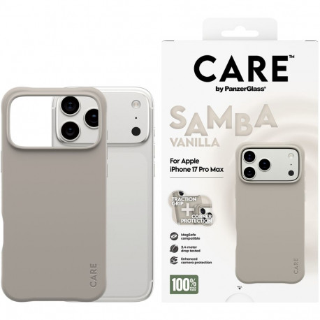 Mobiili tagakaas PanzerGlass iPhone 17 Pro Max Care Samba Magsafe Vanilla